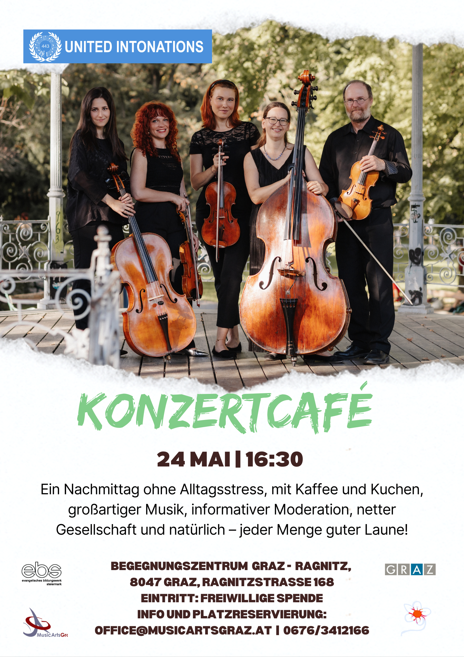 Veranstaltungsplakat: United in Music