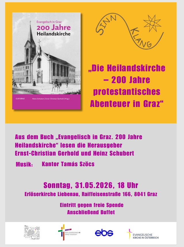 Veranstaltungsplakat: Die Heilandskirche
